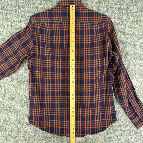 J Crew Shirt Mens Medium New York Plaid Sportsman Button-Front Long-Sleeve - Picture 7 of 9